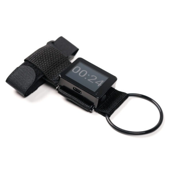 The Orbit altimeter's hand mount. Great for students and anyone who likes their skydiving altimeter on their hand.