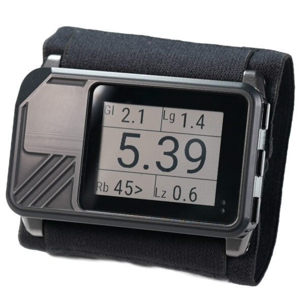 The Insight GPS skydiving altimeter, GPS navigation screen